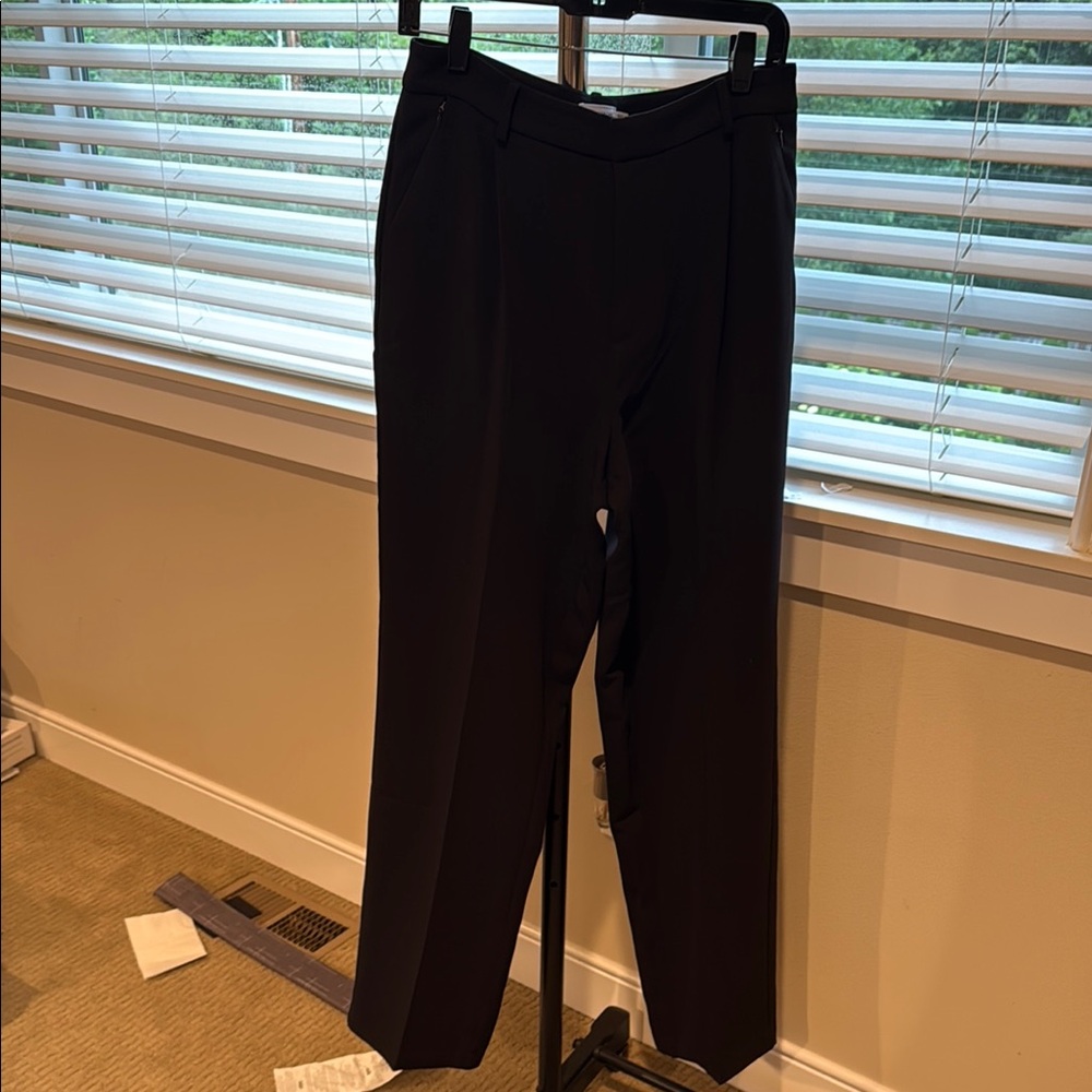 Good American Classic Black Dress Pants